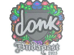 Sticker | donk (Embroidered) | Budapest 2025