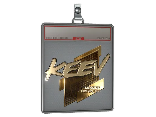 Sticker Slab | keev (Gold) | Boston 2018