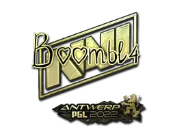 Sticker | Boombl4 (Gold) | Antwerp 2022