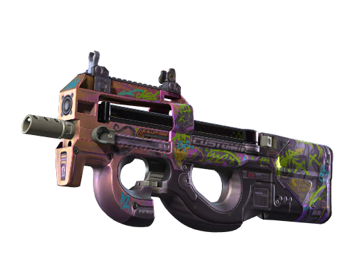 StatTrak™ P90 | Neoqueen (Well-Worn)