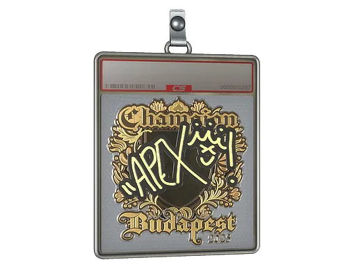 Sticker Slab | apEX (Gold, Champion) | Budapest 2025