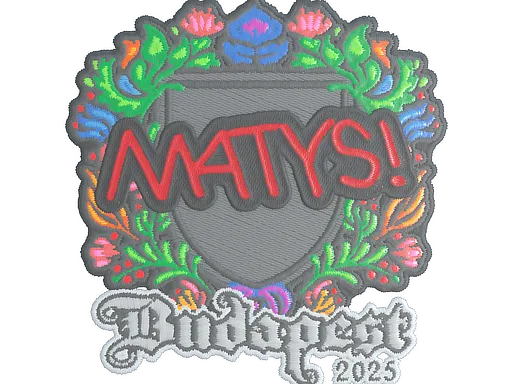 Sticker | MATYS (Embroidered) | Budapest 2025