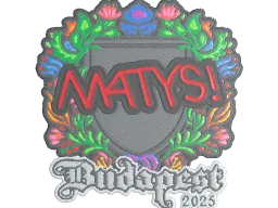 Sticker | MATYS (Embroidered) | Budapest 2025