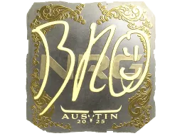 Sticker | br0 (Gold) | Austin 2025