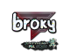 Sticker | broky (Glitter) | Antwerp 2022