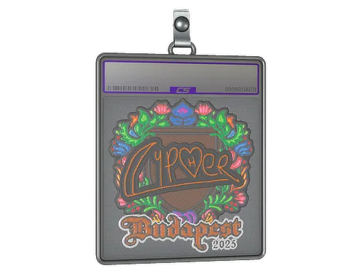 Sticker Slab | Cypher (Embroidered) | Budapest 2025