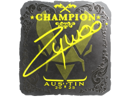 Sticker | ZywOo (Foil, Champion) | Austin 2025
