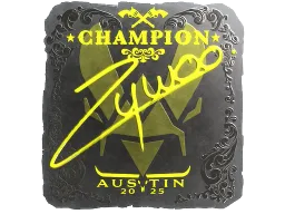 Sticker | ZywOo (Foil, Champion) | Austin 2025