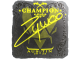 Sticker | ZywOo (Foil, Champion) | Austin 2025