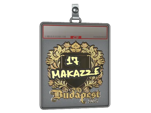 Sticker Slab | makazze (Gold) | Budapest 2025