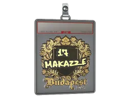 Sticker Slab | makazze (Gold) | Budapest 2025