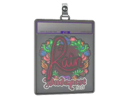 Sticker Slab | rain (Embroidered) | Budapest 2025