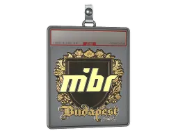 Sticker Slab | MIBR (Gold) | Budapest 2025