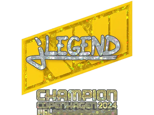 Sticker | jL (Glitter, Champion) | Copenhagen 2024