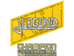 Sticker | jL (Glitter, Champion) | Copenhagen 2024