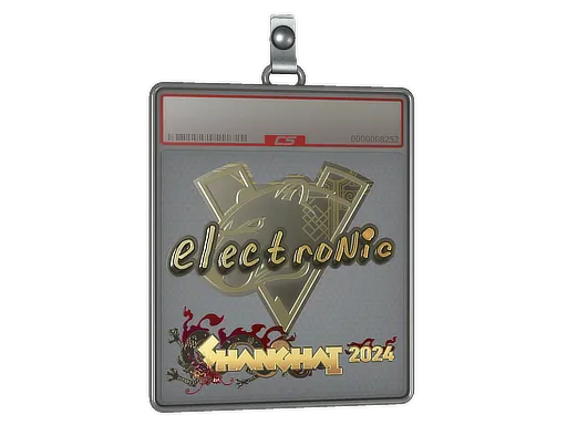 Sticker Slab | electronic (Gold) | Shanghai 2024