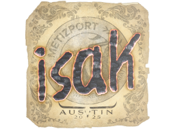 Sticker | isak | Austin 2025