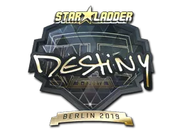 Sticker | DeStiNy (Gold) | Berlin 2019