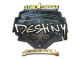 Sticker | DeStiNy (Gold) | Berlin 2019