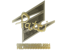 Sticker | Patti (Gold) | Copenhagen 2024