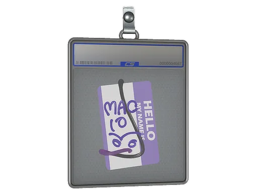 Sticker Slab | Hello MAC-10