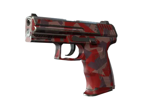P2000 | Red FragCam (Well-Worn)