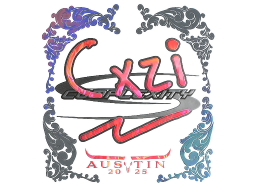 Sticker | Cxzi (Holo) | Austin 2025