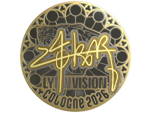 Sticker | z4KR (Gold) | Cologne 2026