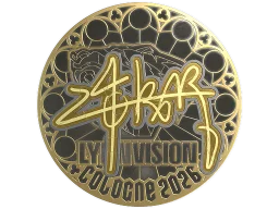 Sticker | z4KR (Gold) | Cologne 2026
