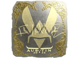 Sticker | FlameZ (Gold) | Austin 2025