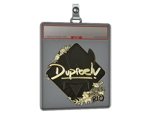 Sticker Slab | dupreeh (Gold) | Rio 2022