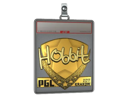 Sticker Slab | Hobbit (Gold) | Krakow 2017
