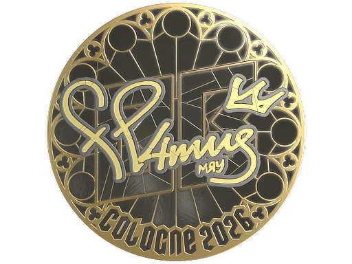 Sticker | FL4MUS (Gold) | Cologne 2026