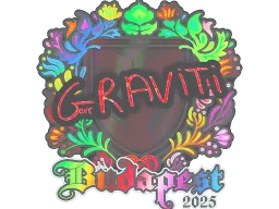 Sticker | Graviti (Holo) | Budapest 2025