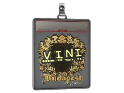 Sticker Slab | VINI (Gold) | Budapest 2025