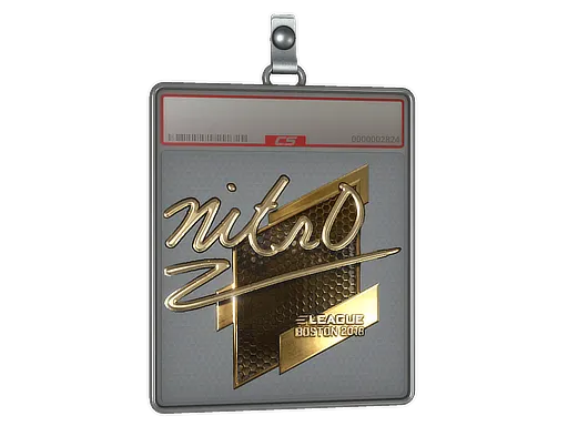 Sticker Slab | nitr0 (Gold) | Boston 2018