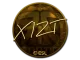 Sticker | Xizt (Gold) | Katowice 2019 CS2 skin