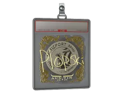 Sticker Slab | Plopski (Gold) | Austin 2025
