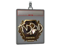 Sticker Slab | ANDROID (Gold) | London 2018