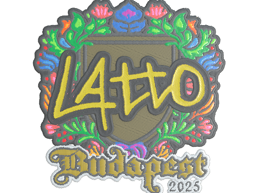Sticker | latto (Embroidered) | Budapest 2025