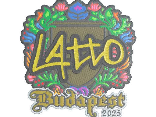 Sticker | latto (Embroidered) | Budapest 2025