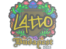 Sticker | latto (Embroidered) | Budapest 2025