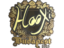 Sticker | HooXi (Gold) | Budapest 2025