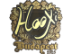 Sticker | HooXi (Gold) | Budapest 2025