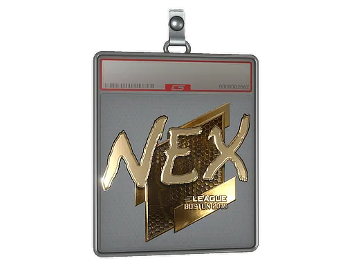 Sticker Slab | nex (Gold) | Boston 2018