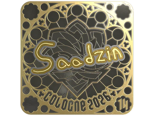 Sticker | saadzin (Gold, Ranked) | Cologne 2026