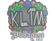 Sticker | kl1m (Embroidered) | Budapest 2025 CS2 skin