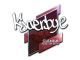 Sticker | Kjaerbye (Foil) | Boston 2018