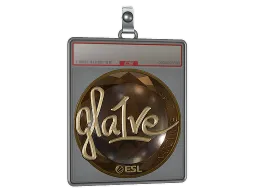 Sticker Slab | gla1ve (Gold) | Katowice 2019