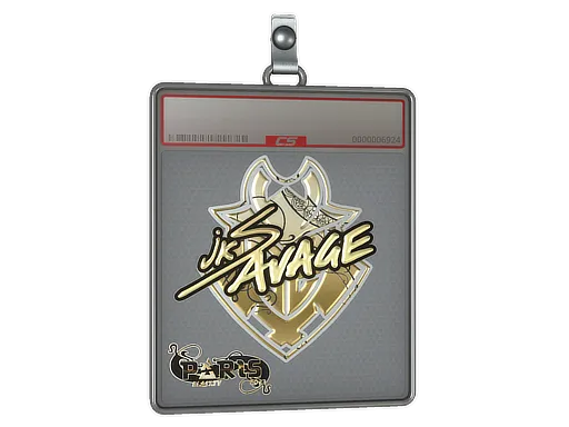 Sticker Slab | jks (Gold) | Paris 2023